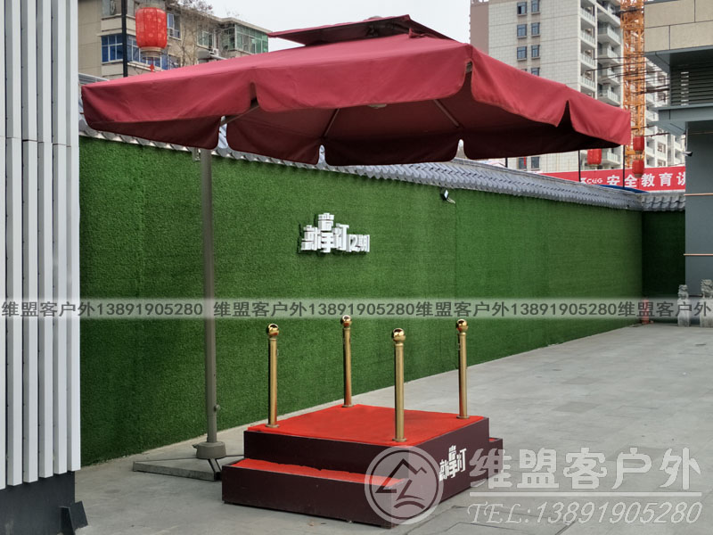 高端户外岗亭伞 户外伞 执勤伞2
