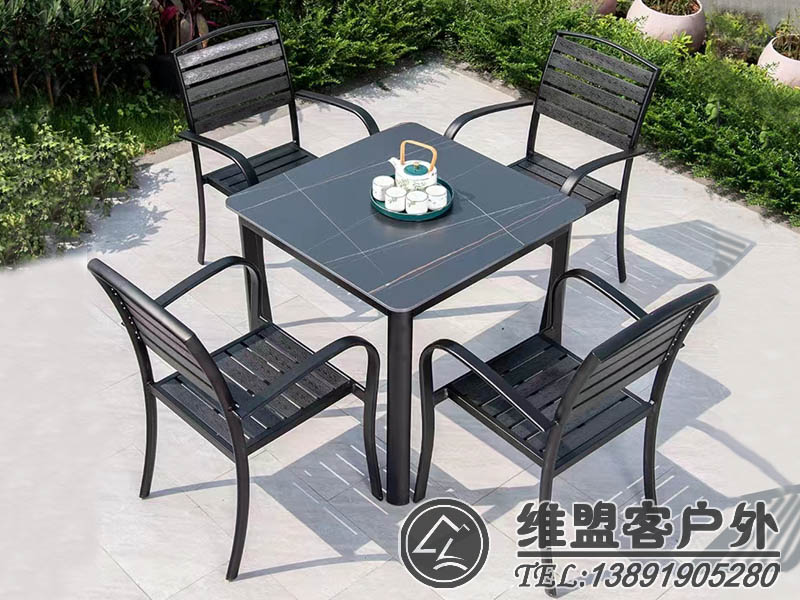 户外岩板台 户外家具2